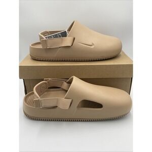 Nike Calm Mule Slide NA Light Brown Hemp FD5130-200 Men's Size 10 NEW